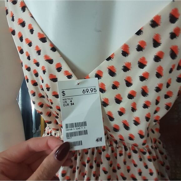 NWT H&M Tiered Ruffled Maxi Dress - Picture 11 of 16